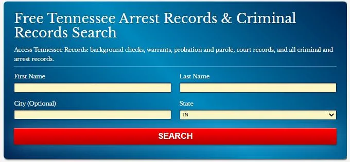 Free Access to Tennessee Criminal Records