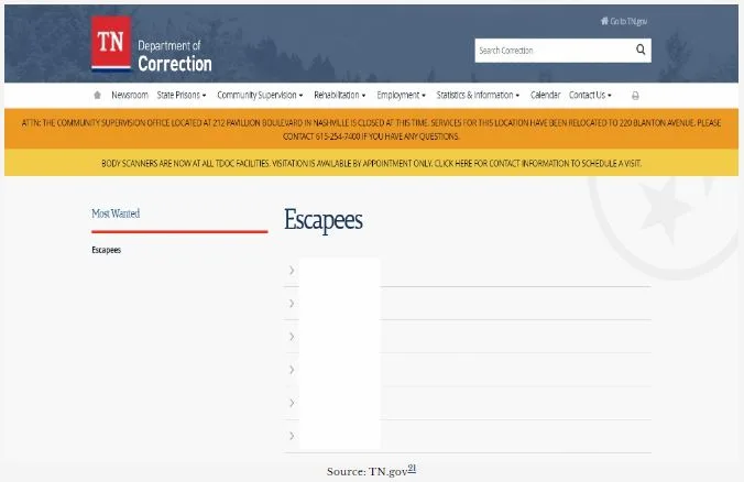 Run a Warrant Search for Active Arrest Warrants in Tennessee