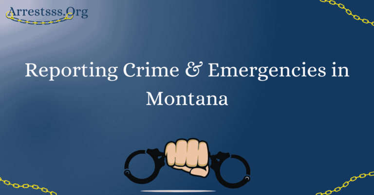 Reporting Crime & Emergencies in Montana