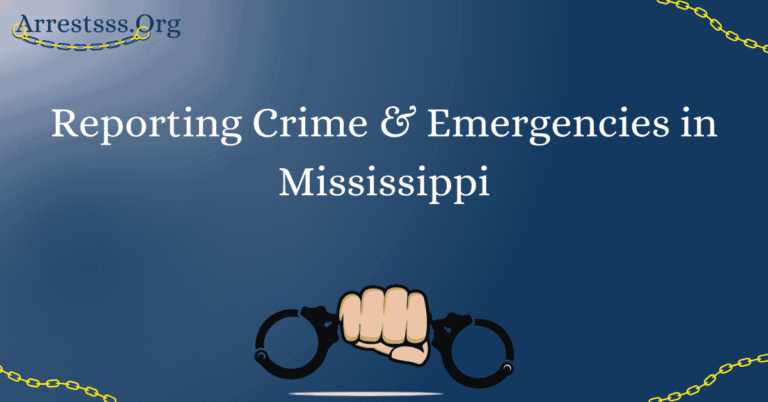 Reporting Crime & Emergencies in Mississippi