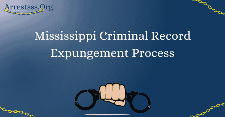 Mississippi Criminal Record Expungement Process