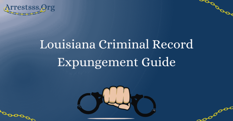 Louisiana Criminal Record Expungement Guide