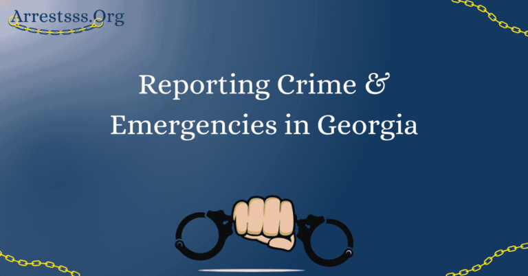 Reporting Crime & Emergencies in Georgia