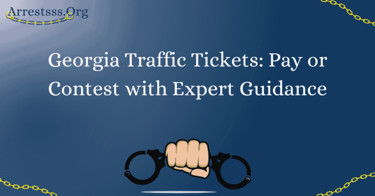 Georgia Traffic Tickets: Pay or Contest with Expert Guidance