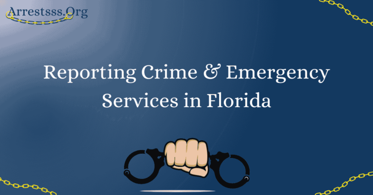 Reporting Crime & Emergency Services in Florida