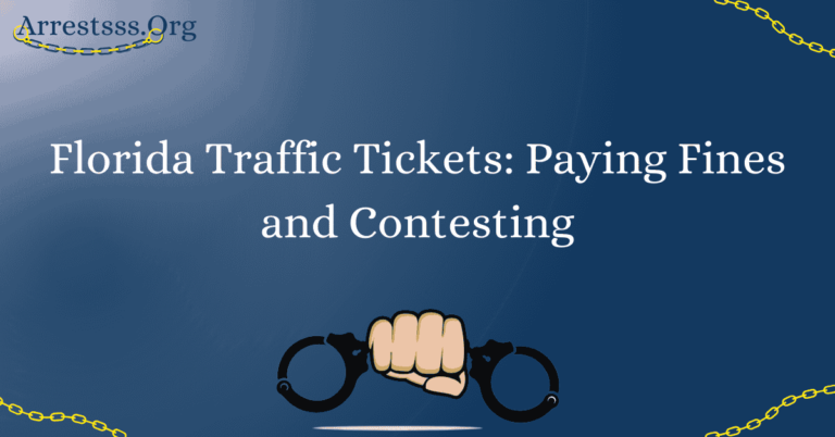 Florida Traffic Tickets: Paying Fines and Contesting