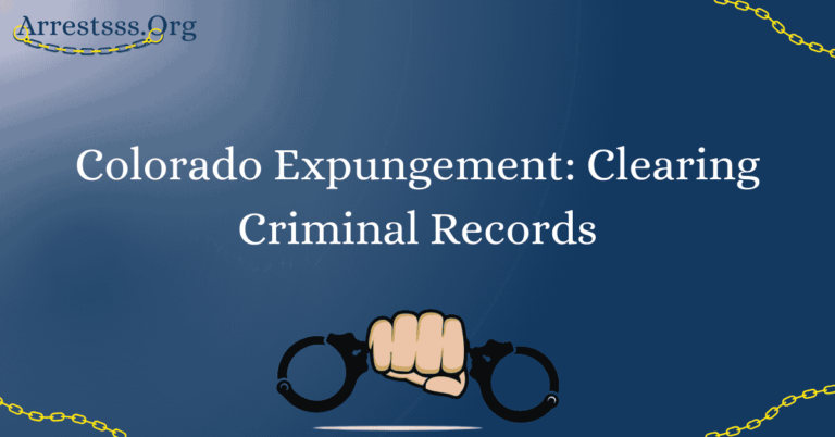 Colorado Expungement: Clearing Criminal Records