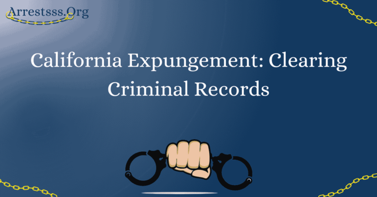 California Expungement: Clearing Criminal Records