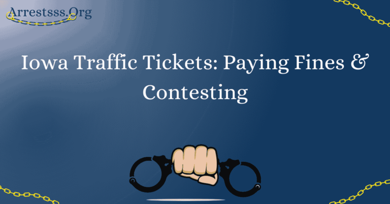 Iowa Traffic Tickets: Paying Fines & Contesting