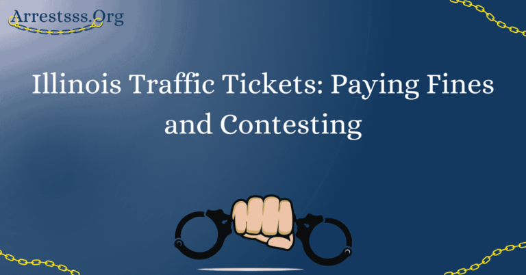 Illinois Traffic Tickets: Paying Fines and Contesting