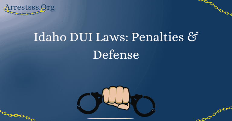 Idaho DUI Laws: Penalties & Defense