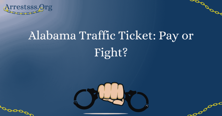 Alabama Traffic Ticket: Pay or Fight?