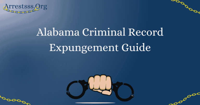Alabama Criminal Record Expungement Guide