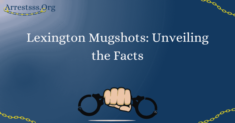 Lexington Mugshots: Unveiling the Facts