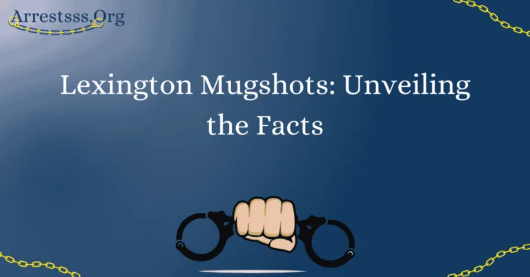 Lexington Mugshots: Unveiling the Facts
