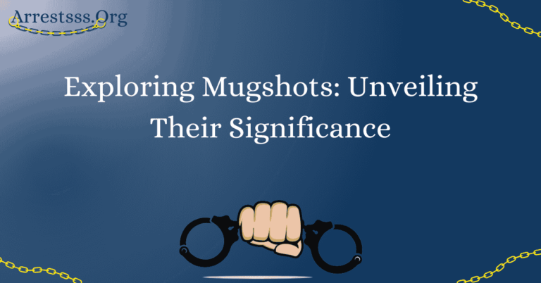 Exploring Mugshots: Unveiling Their Significance