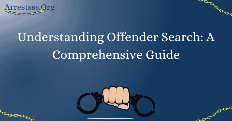 Understanding Offender Search: A Comprehensive Guide