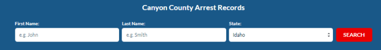 Canyon County Arrests Inmate and Mugshots Records - January 2026